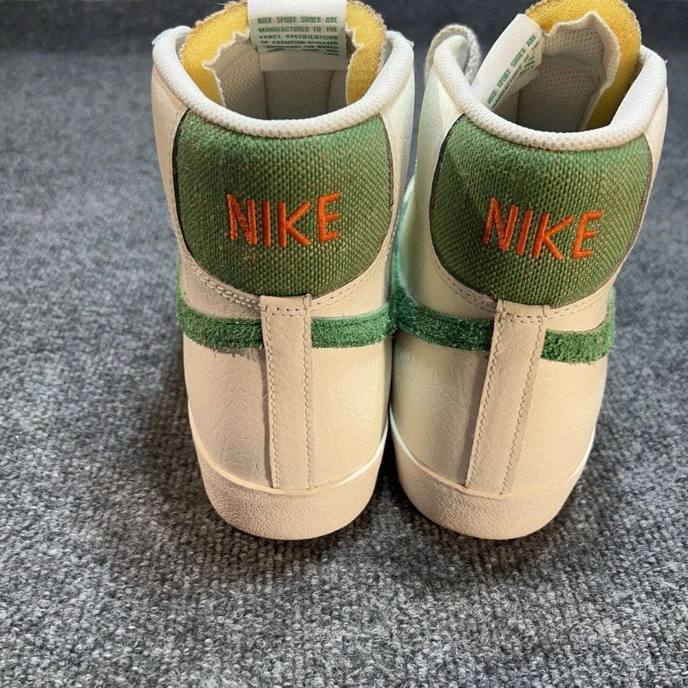 NIKE BLAZER MID '77 VNTG SAIL PINE GREEN VOLT BQ6806 Size 13
